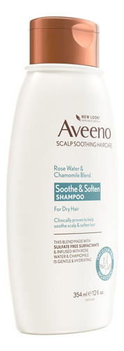 Champú Hidratante Aveeno Con Agua De Rosas Y Manzanilla 355