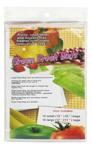 Greenbags40 Pack Keep It Fresh Produce Bags Keep It Fresh Pr