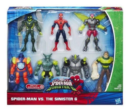 Brinquedo Marvel Spider Man Vs The Sinister 6 Hasbro B7201