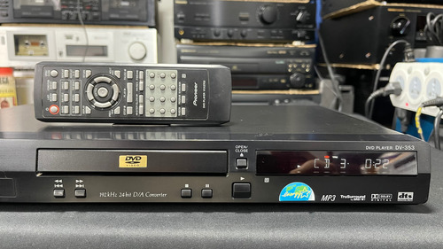 Dvd Player Pioneer Dv353 C/ Controle Ñ Marantz Yamaha Sony Preto (Usado)