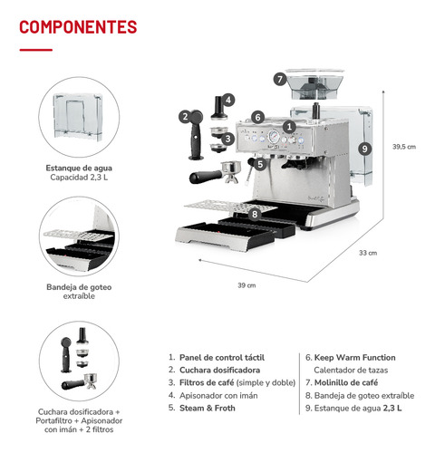 Cafetera Automática Baristakaffee Th-170emi