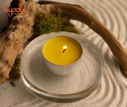 Velas De Citronela Tealight - Vela Antimosquitos - 4 Horas D