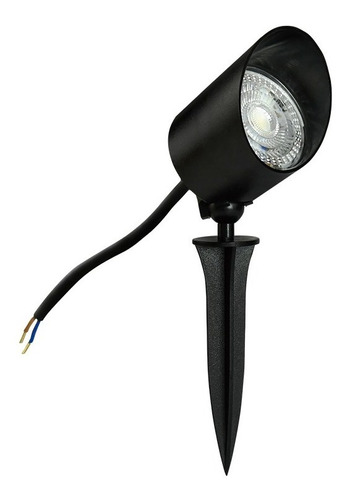 Lampara Led Estaca 5w Para Jardin Luz Azul