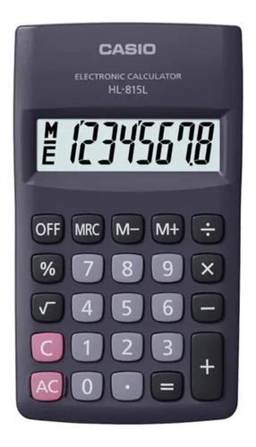 Calculadora Casio Hl-815l Neg. Caja Azul