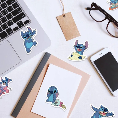 Set De 50 Stickers Stitch Pegatinas Lilo & Stitch Adhesivos