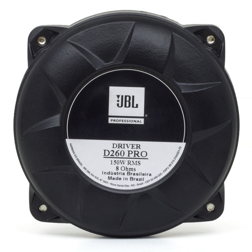 Driver Jbl Selenium D260 Pro 150w + Cone Curto + Capacitor