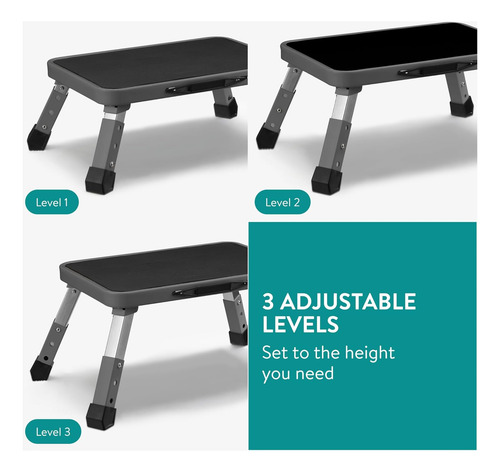 Taburete Portátil Escalera Plegable De Un Escalón 6.3pul