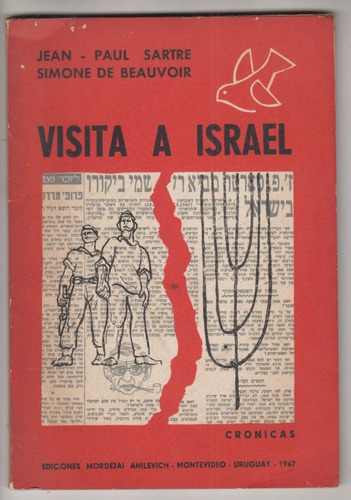 1967 Cronicas Visita A Israel Sartre Y Simone De Beauvoir 