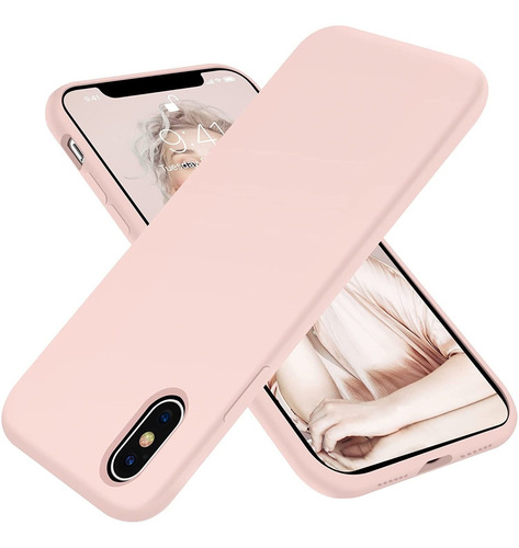 Funda Para iPhone X/iPhone XS 5,8 2018 (rosa Tiza)