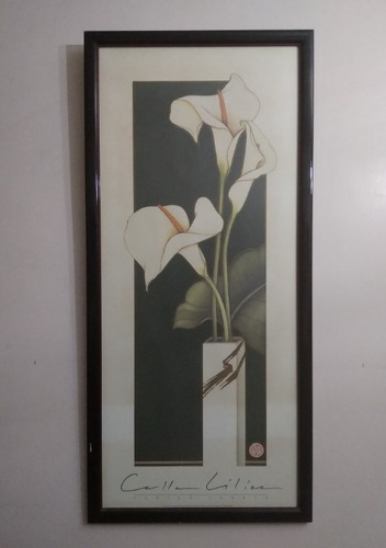 Litografia Artistica De Yuriko Takata (calla Lilies) 1987