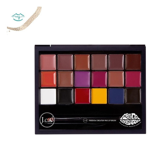 Paleta De Labiales Freedom Creator Jcat