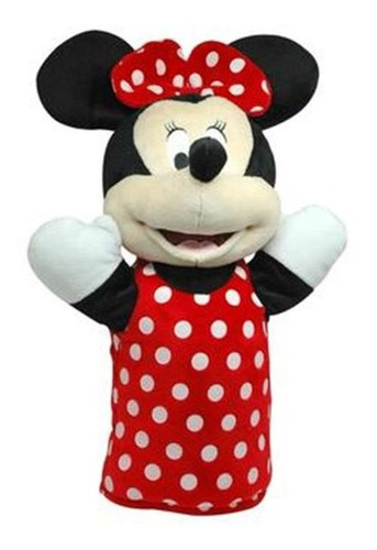 Fantoche De Pelúcia 28cm Minnie Mouse Multikids Br935