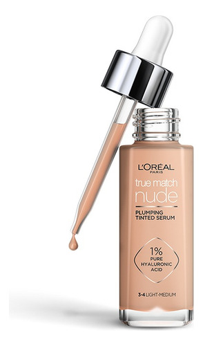 Maquillaje Sérum Loréal True Match Nude Light-medium 3-4