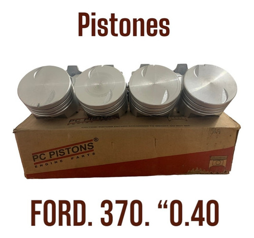Juego De Pistones Ford  370 0.40
