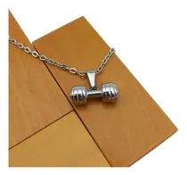 Comprar Collar Mancuerna Pesa Gym Mod5 Acero Joyas Mónaco 