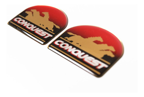 Emblema Adesivo Coluna Silverado Conquest Resinado Svr04 Fgc