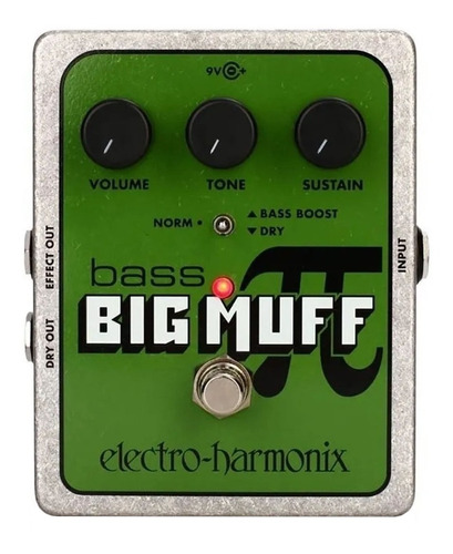 Pedal de efecto Electro-Harmonix Bass Big Muff Pi  plateado