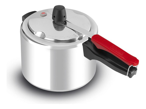 Panela De Pressão Classica Clock Eco 4,5l Capacidade Fechame Cor Polida