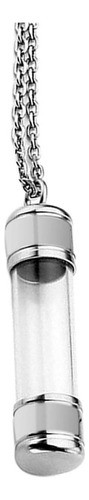 A Collar De Urna, Colgante De Botella De Vial Cilíndrico