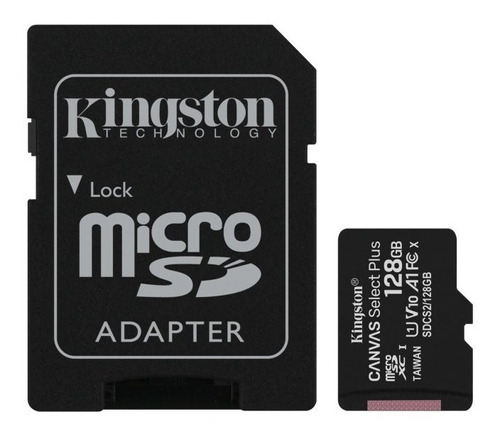 Memoria Microsd De 128gb Kingston Clase 10
