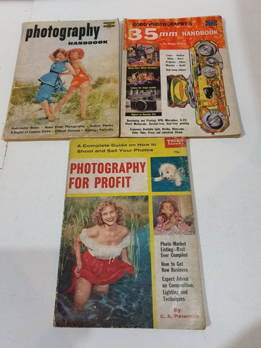 Libros: 3 Revistas Americanas De Fotografia De 1960