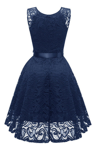 Nuevo Vestido De Fiesta Informal Sin Mangas Con Cuello En V