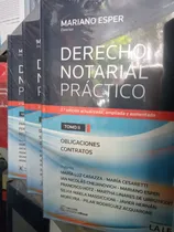 Comprar Esper Derecho Notarial Práctico 3 Tomos 2da Edición 2023