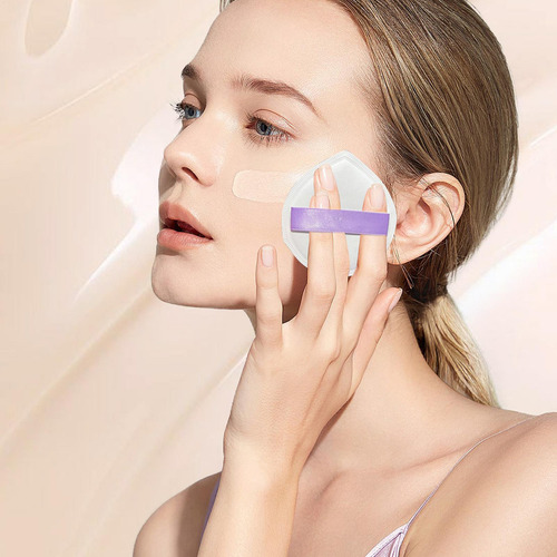 Maquillaje De Polvo De Polvo Focete De Polvo De Cara Esponja