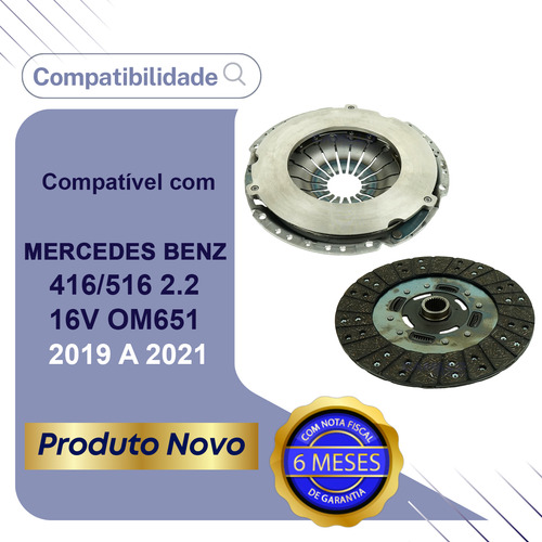 Kit Embreagem Platô Disco Sprinter 516 2.2 16v 2020 2021