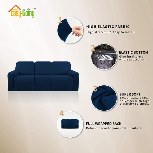 Funda Easy-going Elástica De Microfibra P/sillón Reclinable