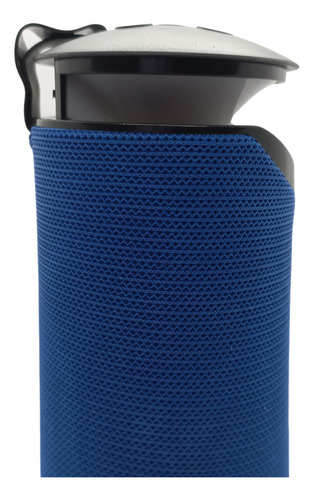 Parlante Bluetooth Recargable Luz Rgb/usb/tf/fm Azul