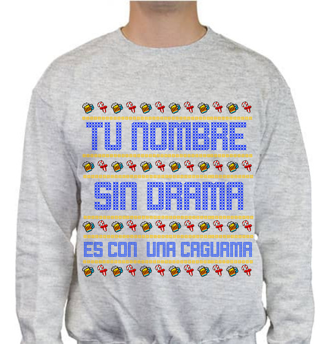 Sudadera Ugly Sweater Navideño - Personalizado - Caguama