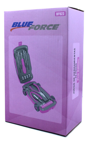 Carrito De Herramientas Pink Edition Blue Force Bf623 22 Pz