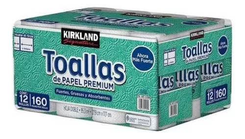 Toallas De Papel Premium Kirkland Signature Paq. 12 Rollos