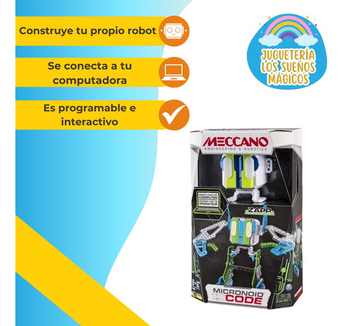 Mecano Mec Robot Micronoid Zapp Meccano