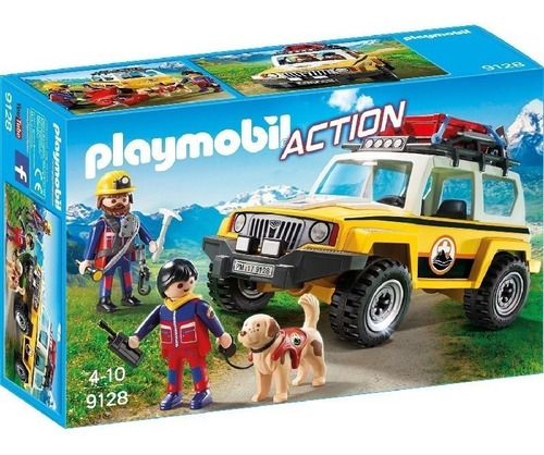 Playmobil Action 9128 Vehiculo Rescate De Montaña Intek