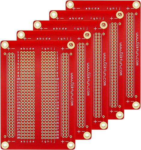 Kit De Circuito Impreso Pcb Gikfun, Placa De Prueba, Pack X5