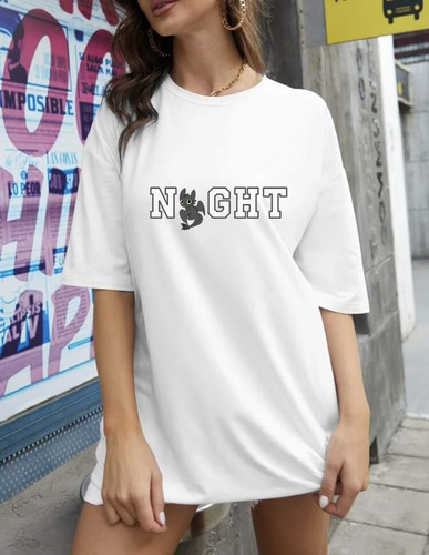 Remera Como Entrenar A Tu Dragon Oversize Chimuelo Night