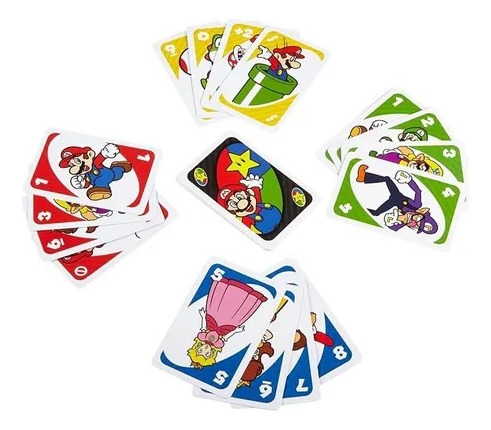 Card Game Clasico Edicion Especial Uno Super Mario