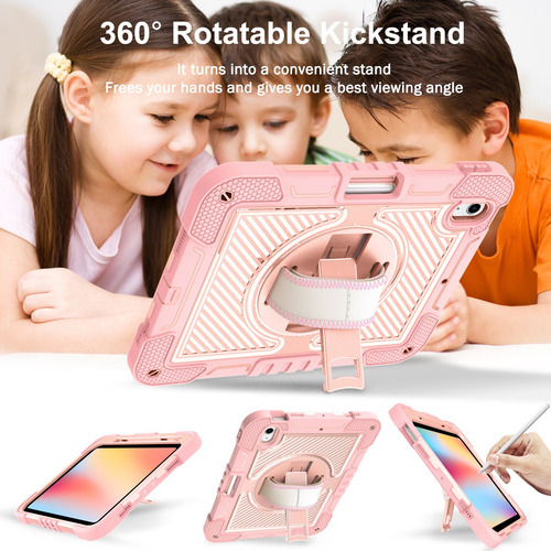 Funda Para Ipad 10 Generación 2025 10.9 Pulgadas Rosa
