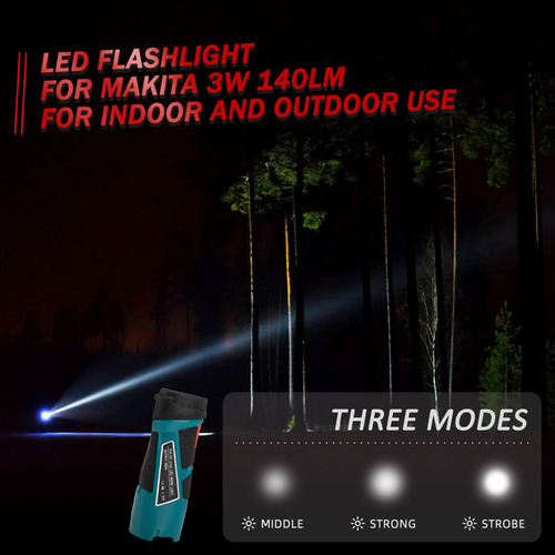 Lámpara Portátil Work Light, Linterna Exterior, For Makita
