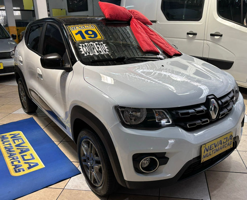 Renault Kwid 2019 1.0 Flex Intense Manual Completo Branco