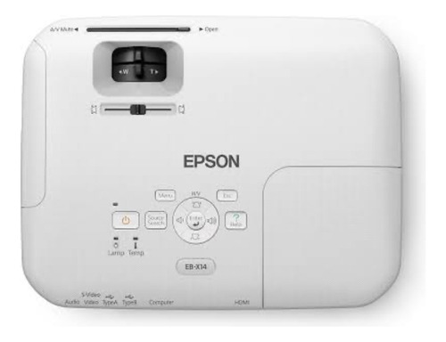 Projetor Data Show Epson Powerlite X14+ 3000 Lúmens 110/220v