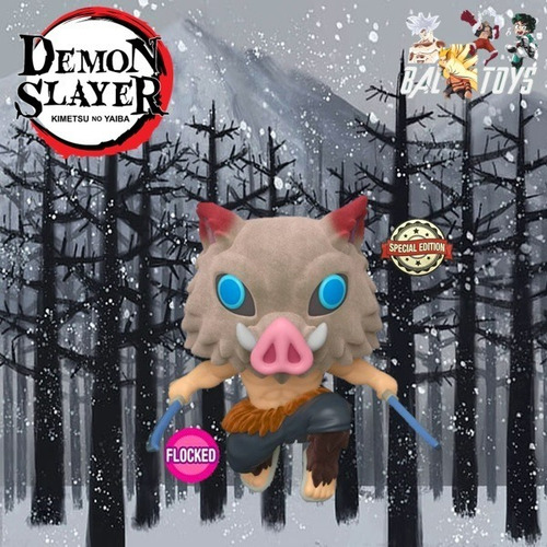 Imagen 2 de 2 de Funko Pop! Demon Slayer - Inosuke Flocked