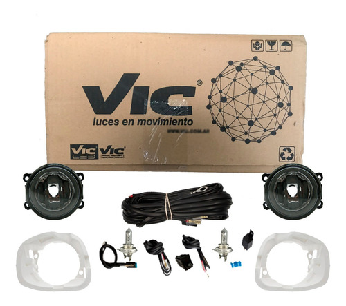 Kit Faro Auxiliar Renault Duster 2011 2012 2013 2014 Vic