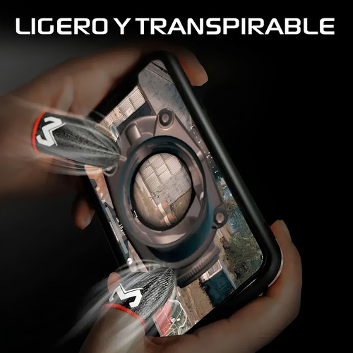 Memo Dedales Gamer De Fibra Antisudor Sensibles Origninales