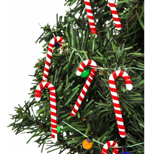 Shh Árbol De Navidad Con Minibastones De Caramelo Para