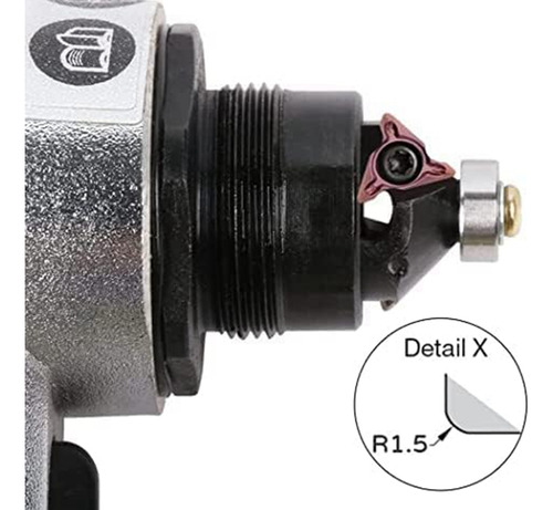 Máquina Biseladora Neumática Manual, Canal Lineal Portátil