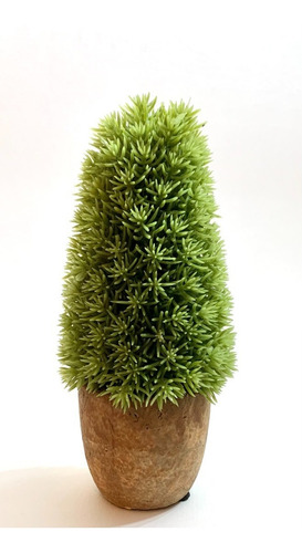 Imagen 1 de 4 de Planta Artificial Maceta Con Pino Para Interior 20cm Aprox