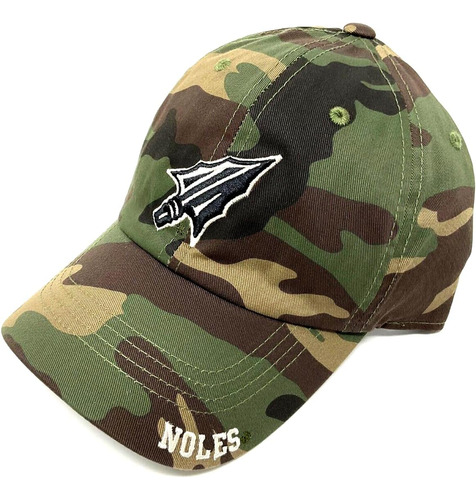 Gorra Nacional Camuflaje Bosque Sólido Florida State Fsu Con